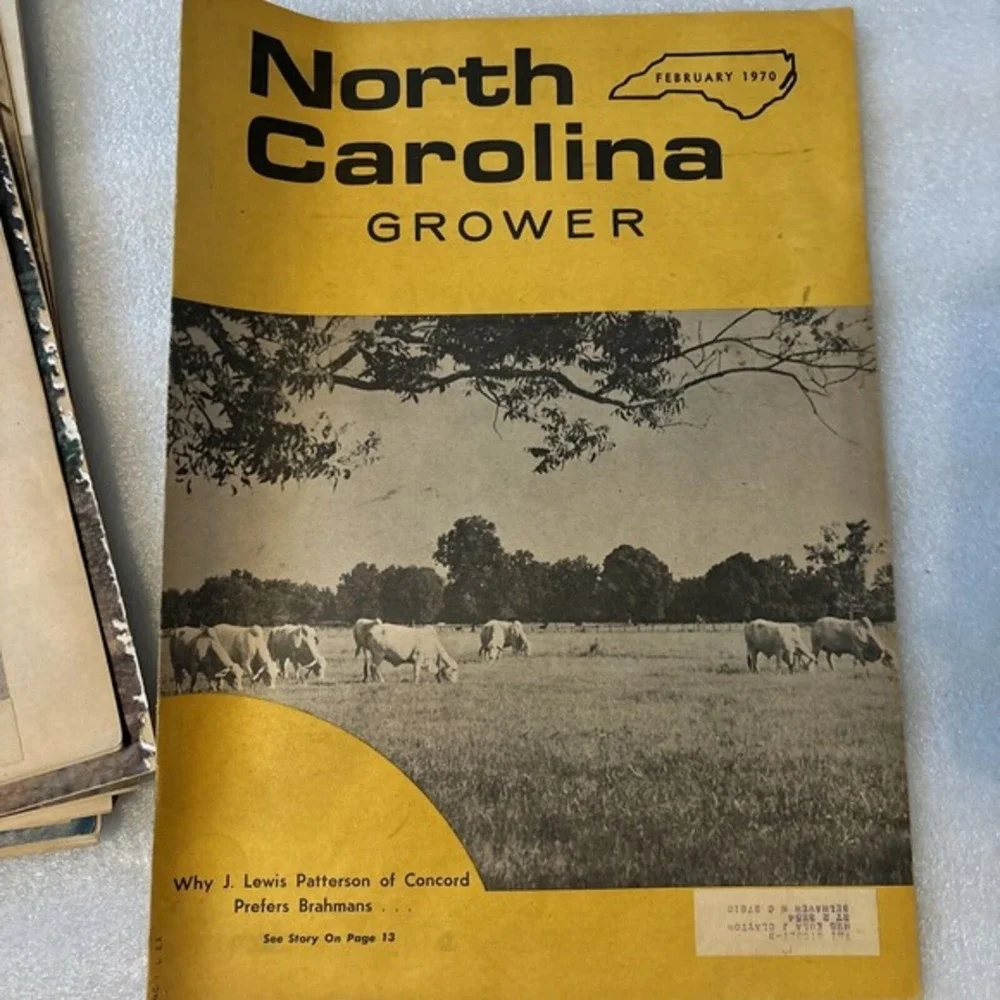 Ten North Carolina Grower Magazines‎ RARE 1969 And 1970